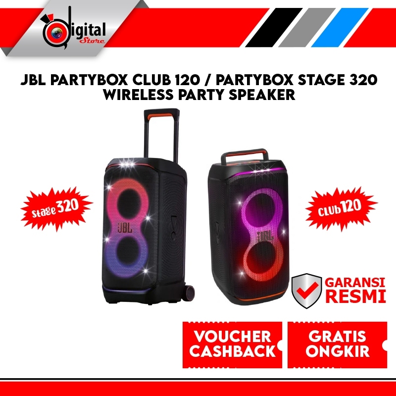 JBL  PartyBox Club 120 / PartyBox Stage 320 Wireless Party Speaker
