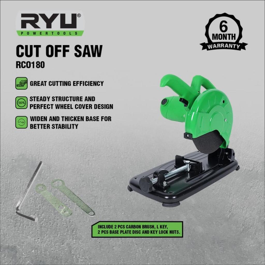 RYU - RCO180 mesin  Potong Besi Cut Off 7 Inch