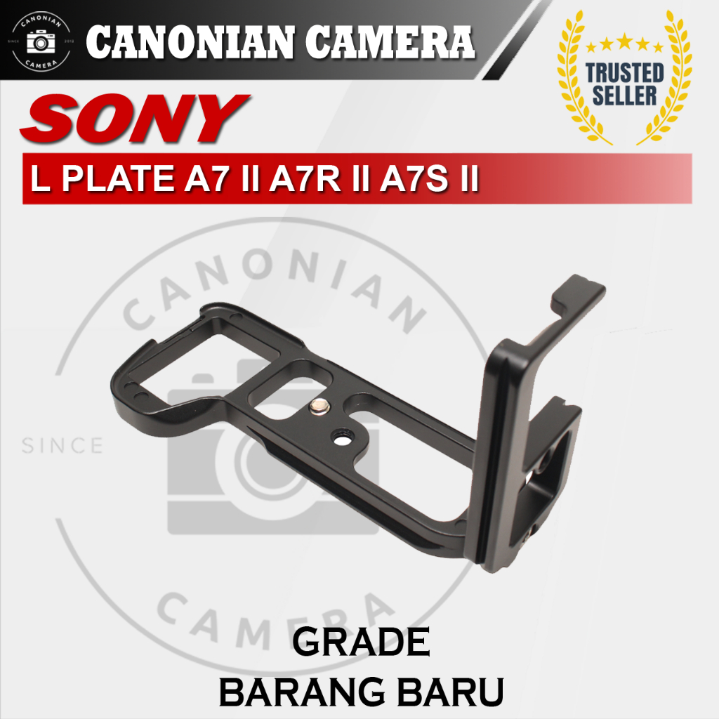 L Plate Sony A7 Mark II / A7R Mark II / A7S Mark II Quick Release Metal Plate