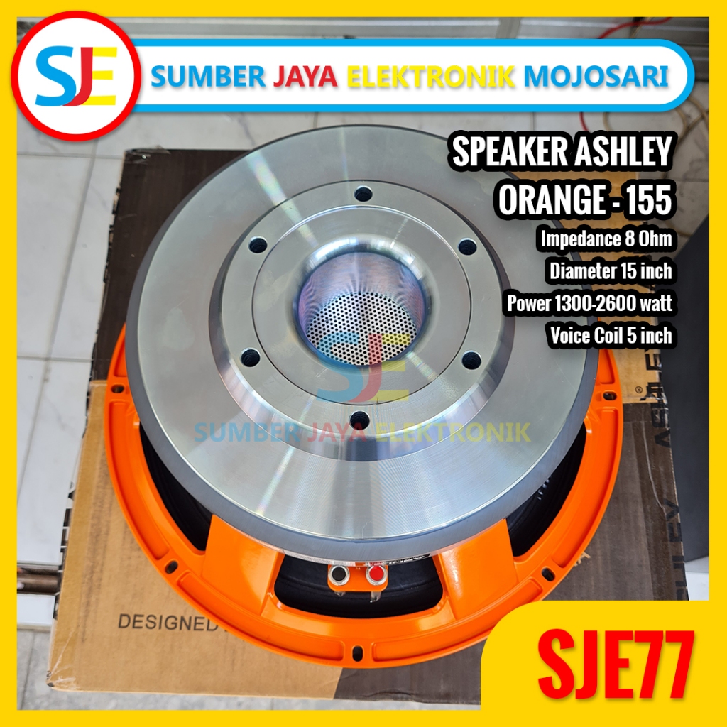 Speaker 15 inch Ashley Orange 155 / Speaker Komponen 15 inch Ashley