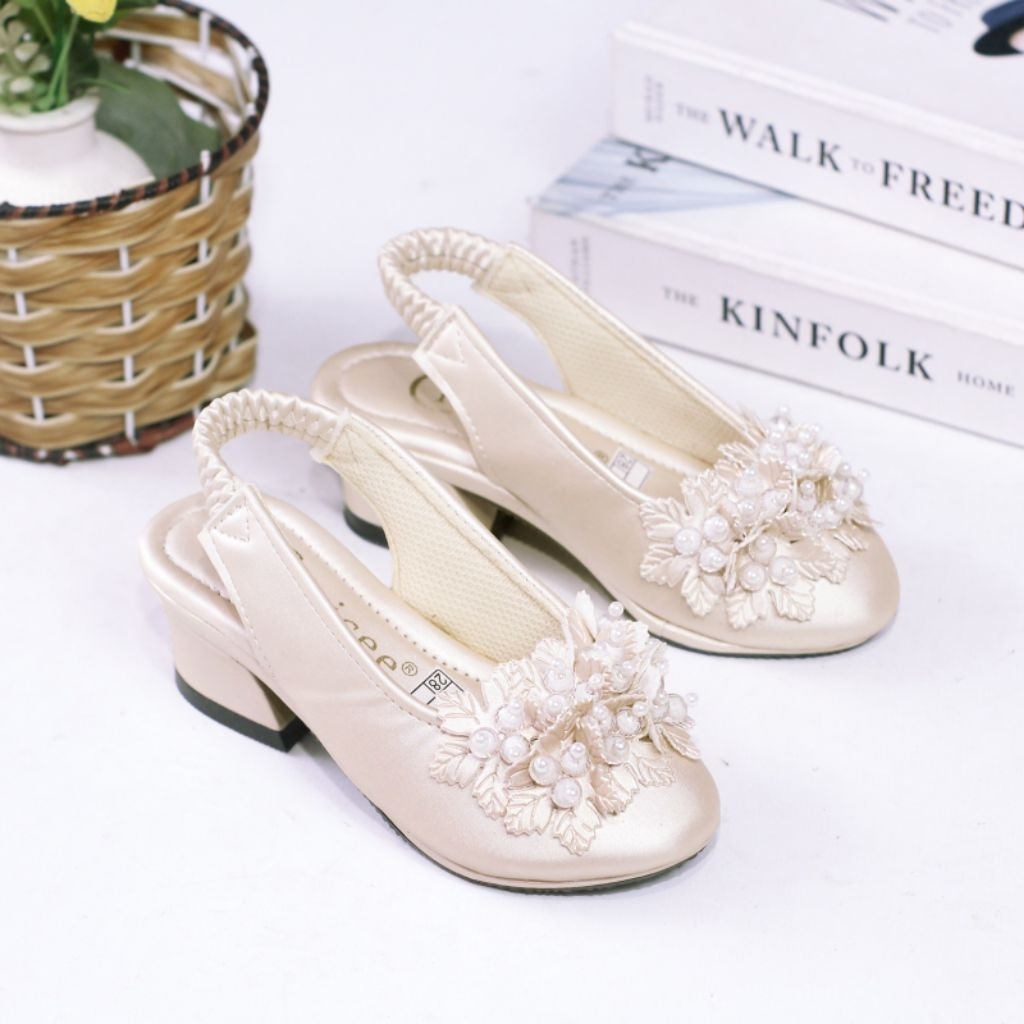 ROSALINA [TERBARU] Sepatu Sandal Anak Perempuan Hak Tahu Mute viona DR01