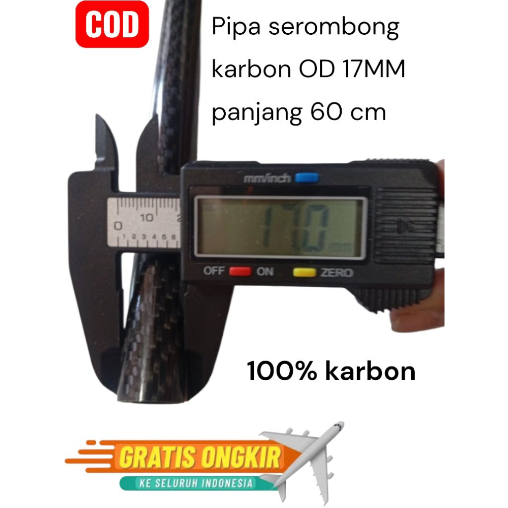 Pipa serombong karbon COD cesing karbon pcp