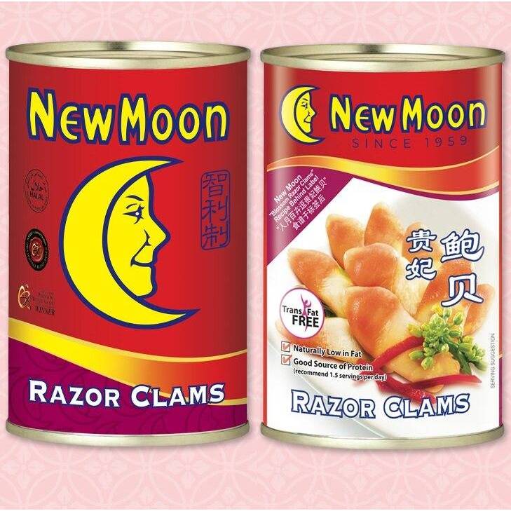 NEW MOON Razor Clams Pacific Clams Newmoon Abalone Baohe Baohi Paohi Newmoon