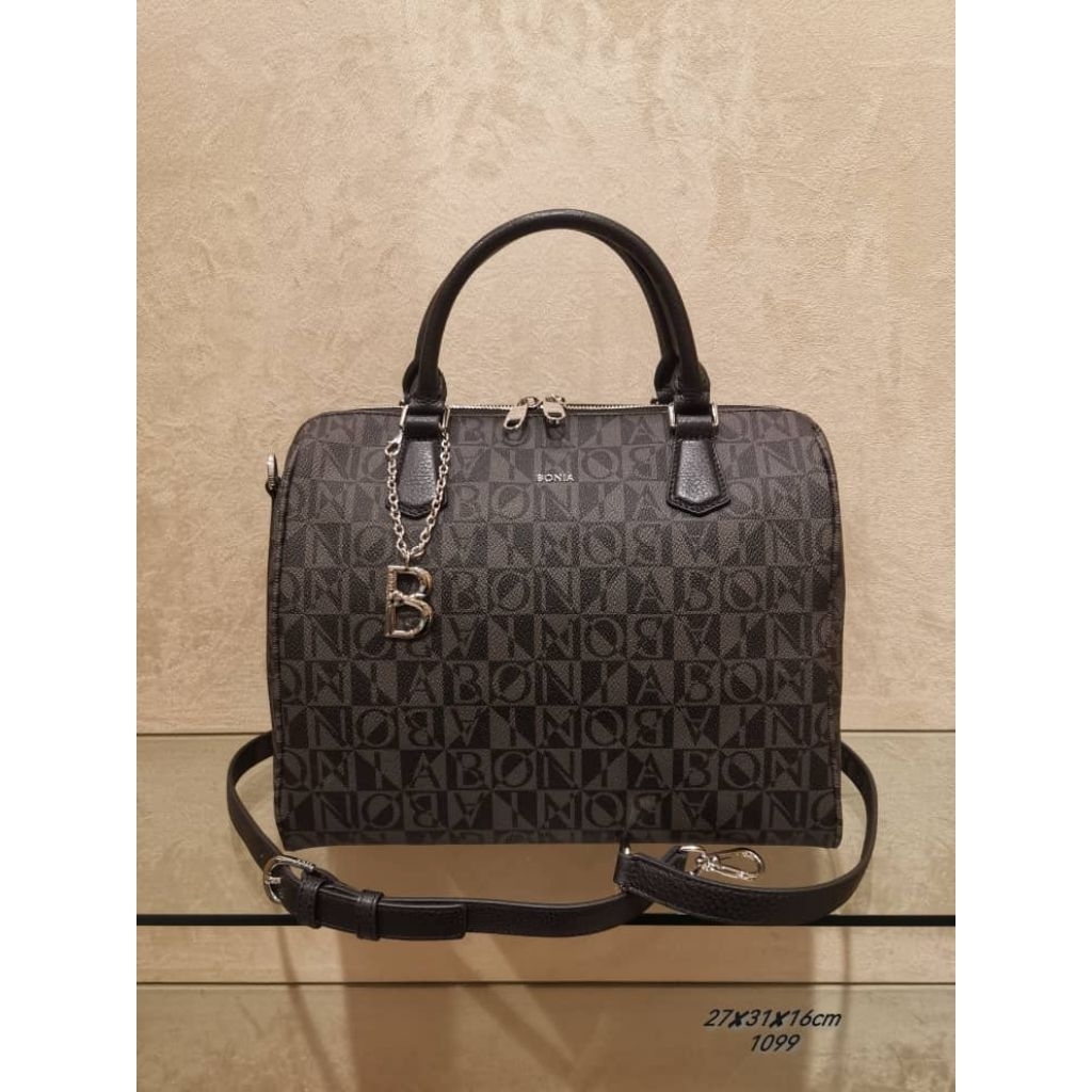 speedy monogram hitam bonia original - L