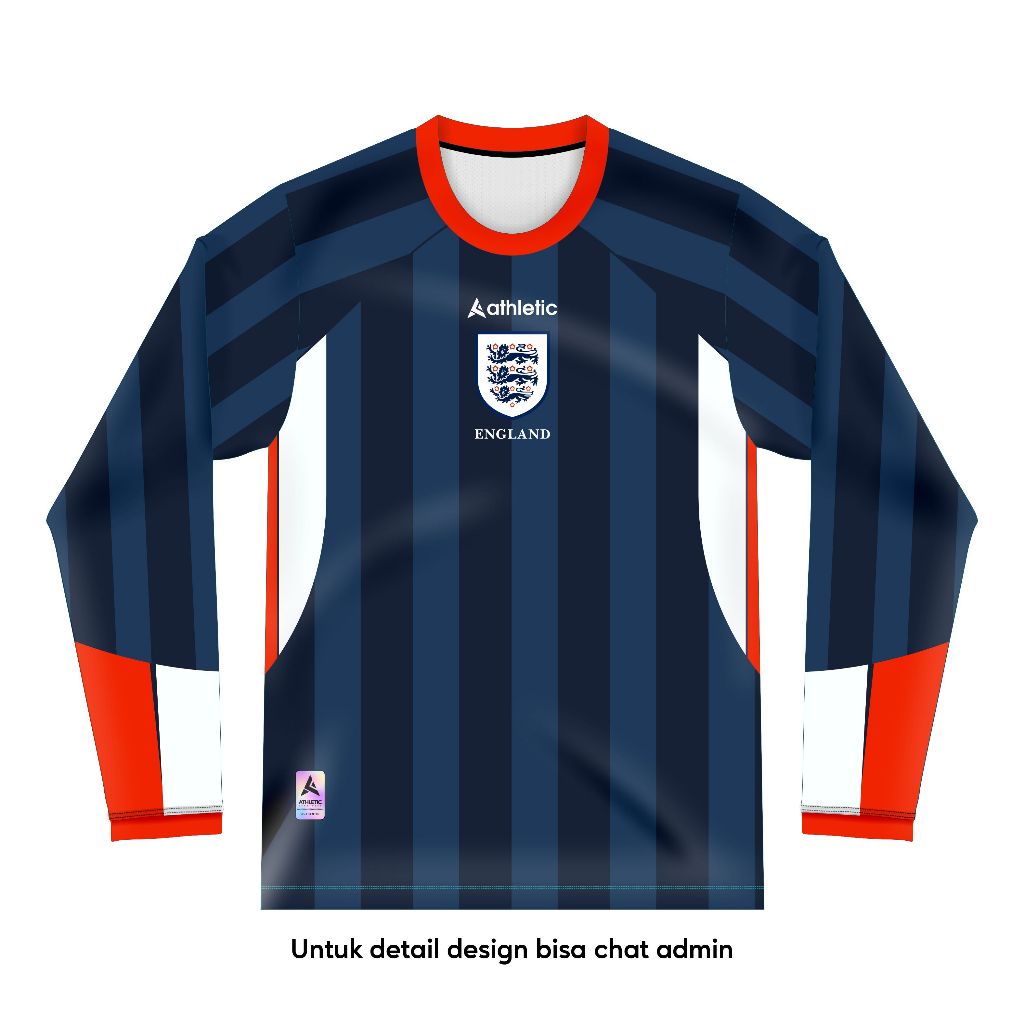 Jersey Fantasy ENGLAND - GK 1997-1999 Fullprinting Atasan - ATHLETIC SPORTWEAR KIDS