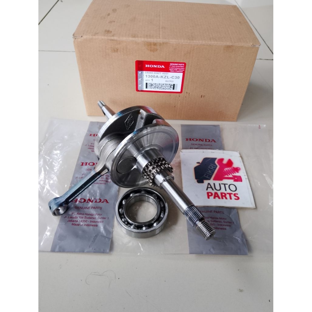 Kruk As Assy Crankshaft KZL Beat Fi Scoopy Fi 2013_2014 stater kasar