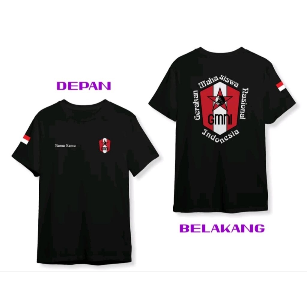Kaos T-shirt GMNI INDONESIA Kaos Distro viral unisex