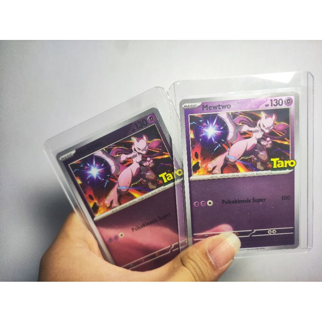 Kartu Pokemon Mewtwo Taro Holo TCG