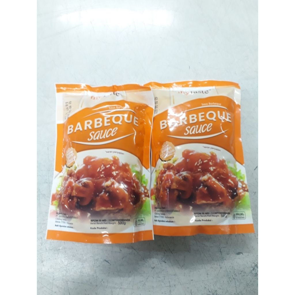 My Taste Barbeque Sauce'500Gr