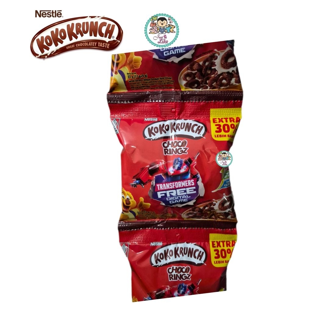 KokoKrunch Choco Ringz Renteng (10pcs×22gr.) Transformers