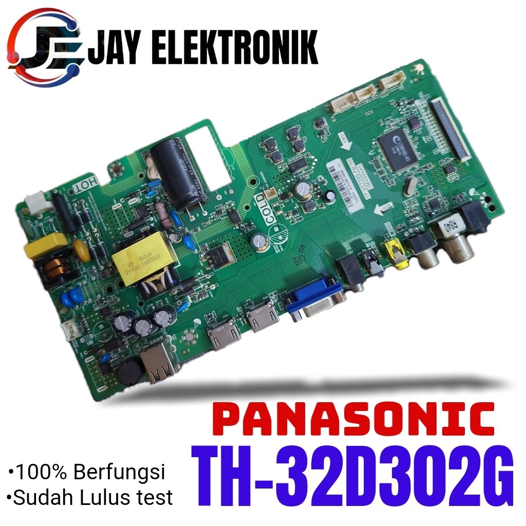 MB / Mainboard / Motherboard / Mesin Tv PanasonicTH 32D302 G TH 32D302G TH-32D302G