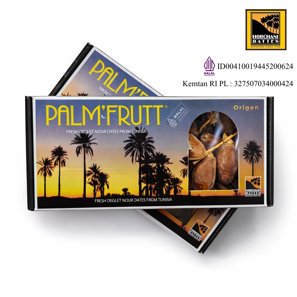 Kurma Palmfrutt Palm Fruit Tunisia Tangkai 500gr / Kurma Palm Fruit 500 gr Original