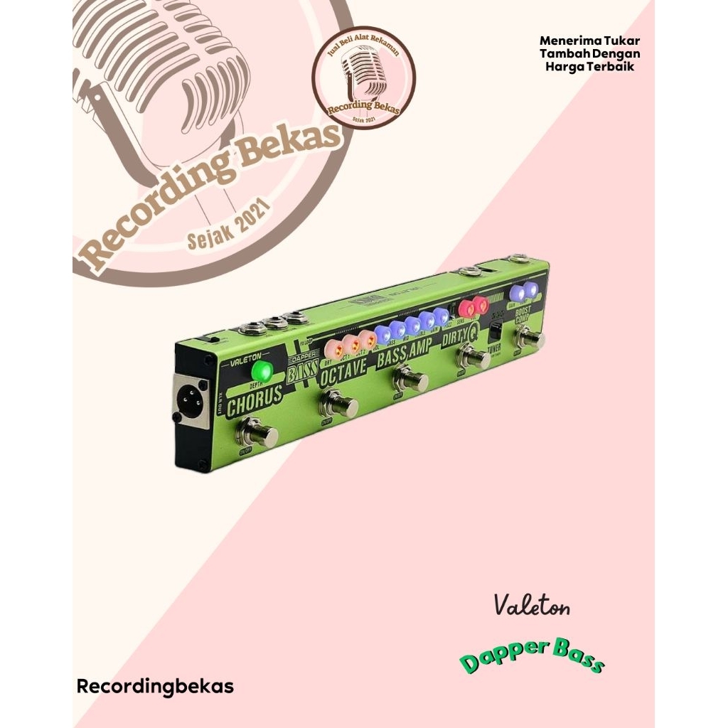 Effect Bass Valeton Dapper Bass Ves2