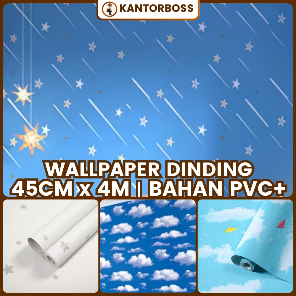 Wallpaper Sticker Dinding Kamar Tidur Bintang Walpaper Dinding Bintang Walpaper Plafon Aesthetic