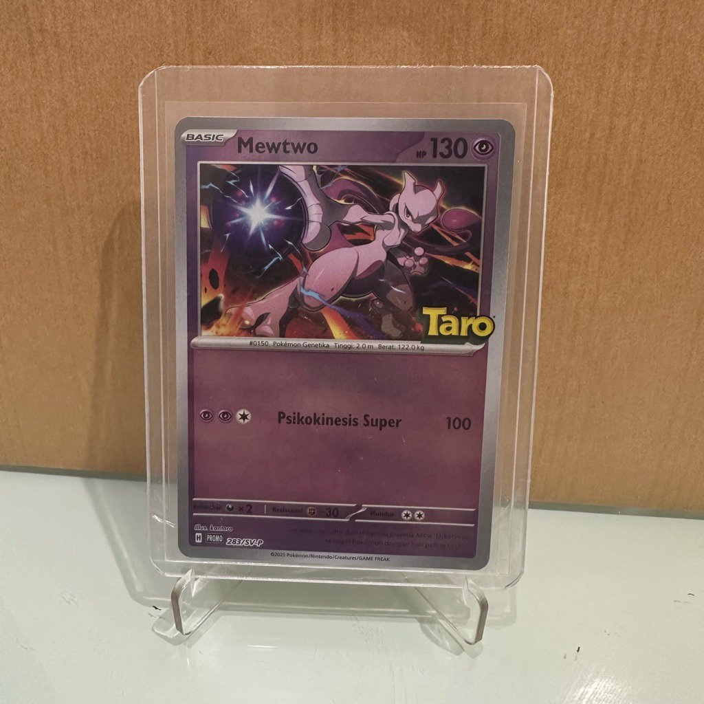 Kartu Pokemon TCG - Mewtwo SV-P Promo Taro