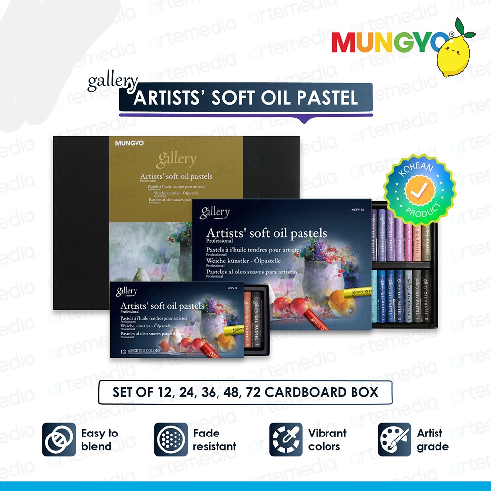 Crayon Oil Pastel Mungyo Gallery Artists Soft Oil Pastel Set / Krayon Minyak Artist
