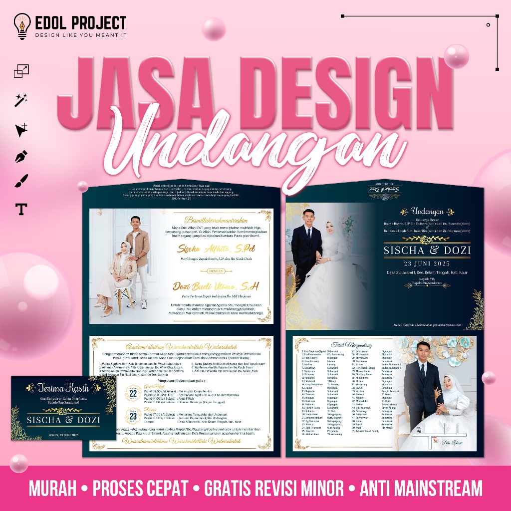 Jasa Design Undangan Pernikahan