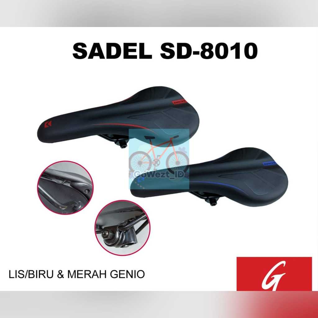 Sadel Saddle Jok Sepeda SD-8010 Genio MTB Lipat Gunung Fixie Mini | High Quality