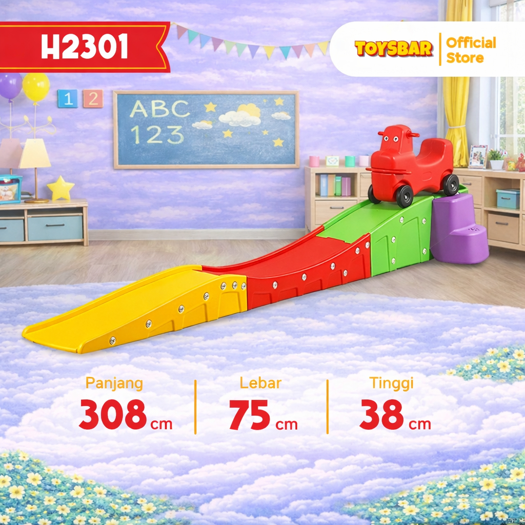 Mainan Mini Roller Coaster Anak – Playground Seru & Aman | TOYSBAR H2301