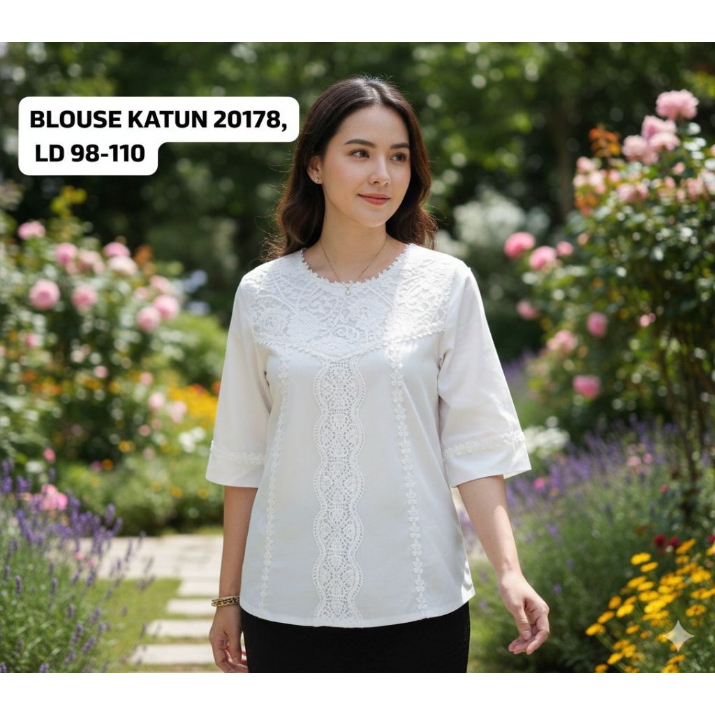 Blouse Katun Bangkok Premium