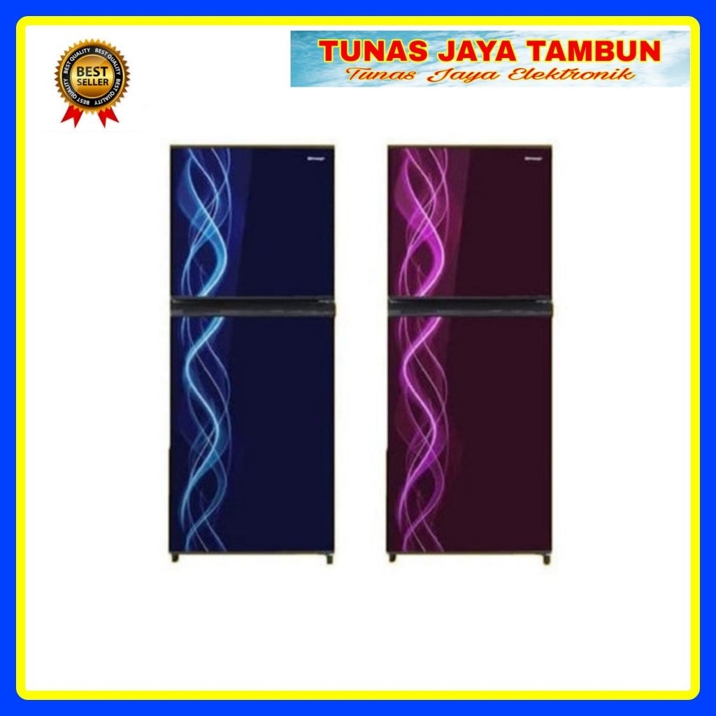 KULKAS SHARP SJ 197 ND / KULKAS SHARP 2 PINTU 172 LITER 197 ND-VB2  / SHARP SJ-197ND VB2
