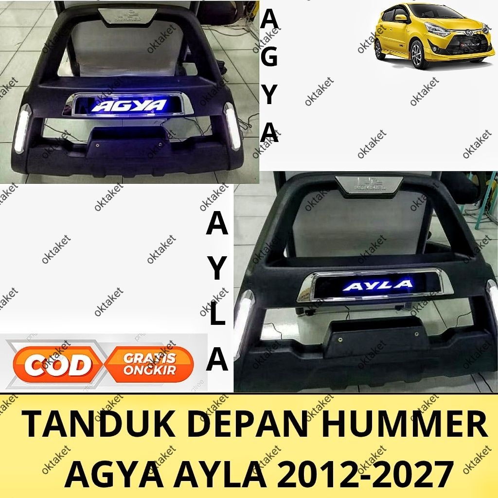 Tanduk Depan Bumper Depan Agya Ayla  2013 2016 2020 2021 2025 2026 2027  Hummer