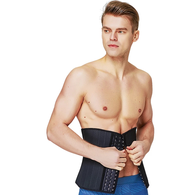Korset pria pelangsing perut buncit pembentuk badan pria