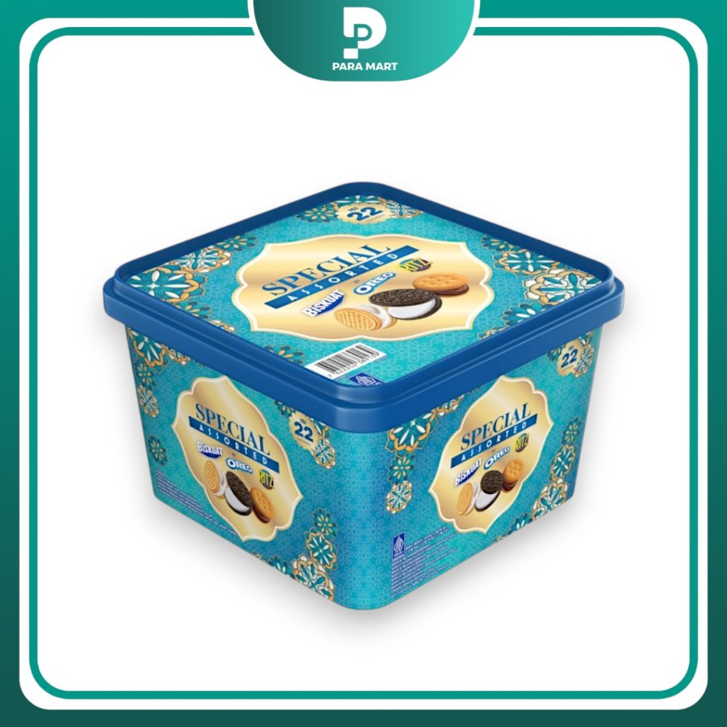 Paramart - Biskuat Oreo Ritz Biskuit Special Assorted Jar 243.4gr Aneka Biskuit By Mondelez