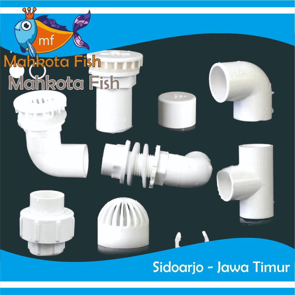 Sambungan Pipa TY Aquarium Atau Setara Atau UPVC | Sambungan Pipa TY Sump Filter Bawah | Filter Chin