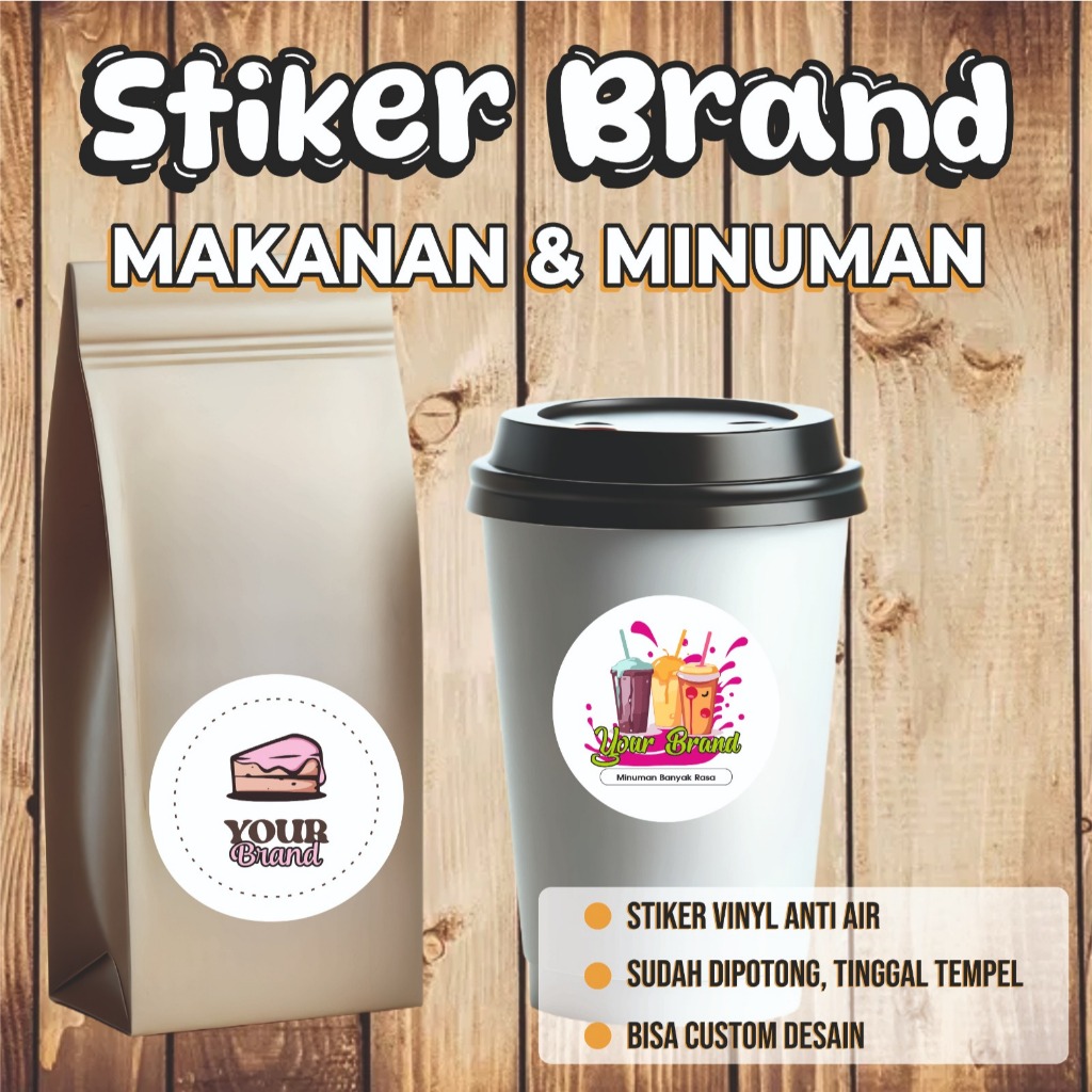STIKER LABEL MAKANAN&MINUMAN/STIKER LABEL MAKANAN/STIKER LABEL MINUMAN