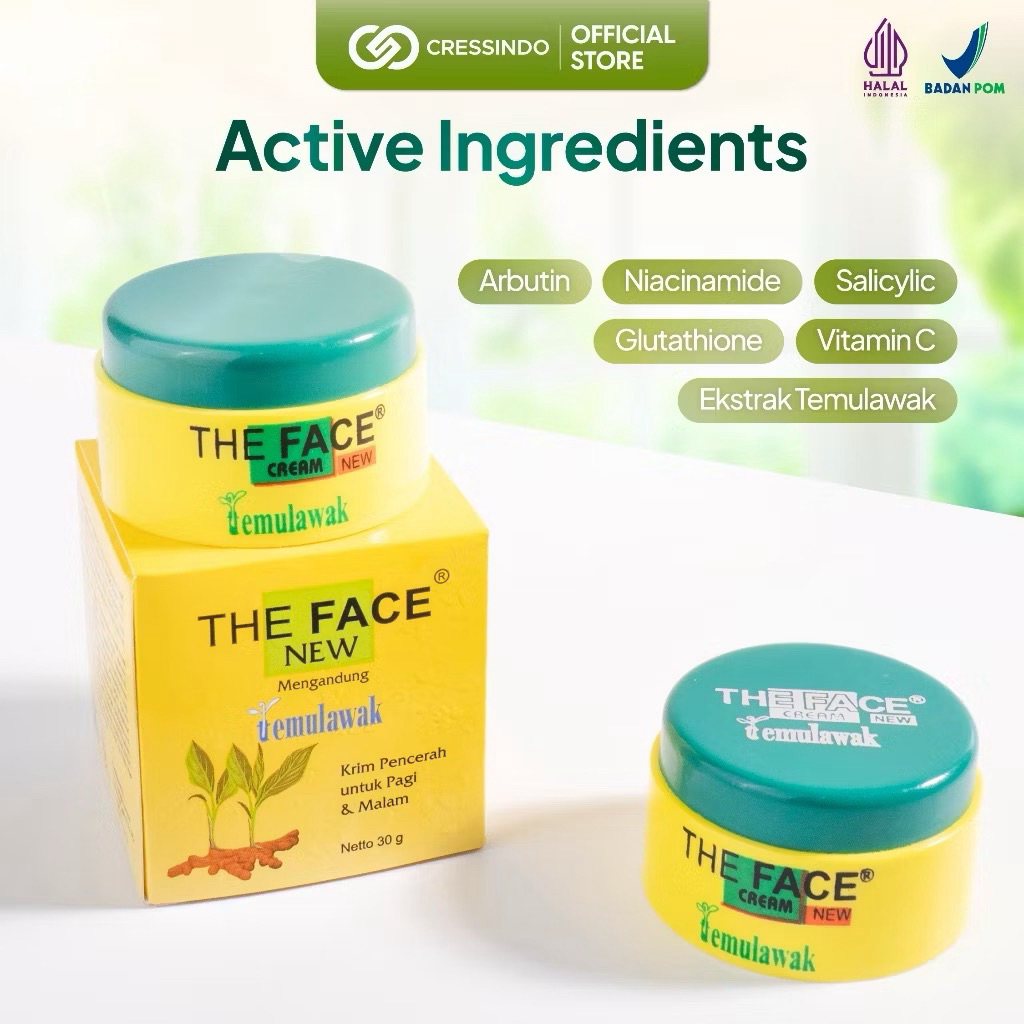 THE FACE TEMULAWAK KRIM PAGI&MALAM