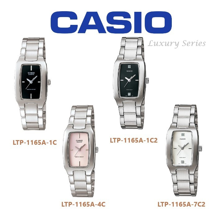 Original 100% CASIO LTP-1165A Jam Tangan Wanita LTP 1165A LTP-1165A-4CDF Garansi Resmi 1 Tahun