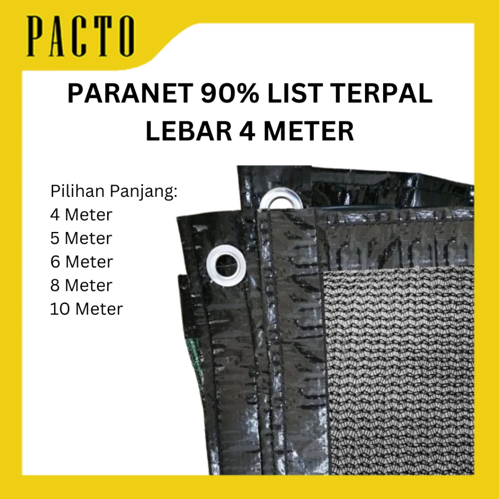 Shade Net Paranet 90% Jaring Paranet Shading Net Garden Sunshade Jaring Teduh Lebar 4 Meter