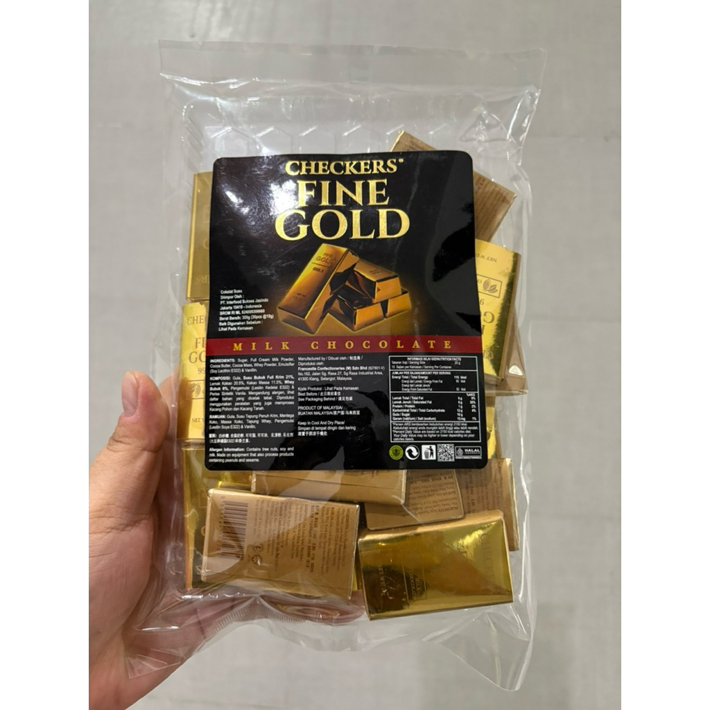 Checkers Fine Gold Chocolate 300gr