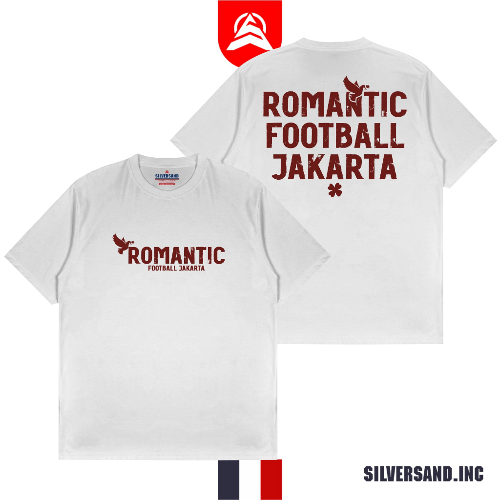 Silversand - T-shirt Romantic Football Jakarta Casual Football Premium Combed 24s