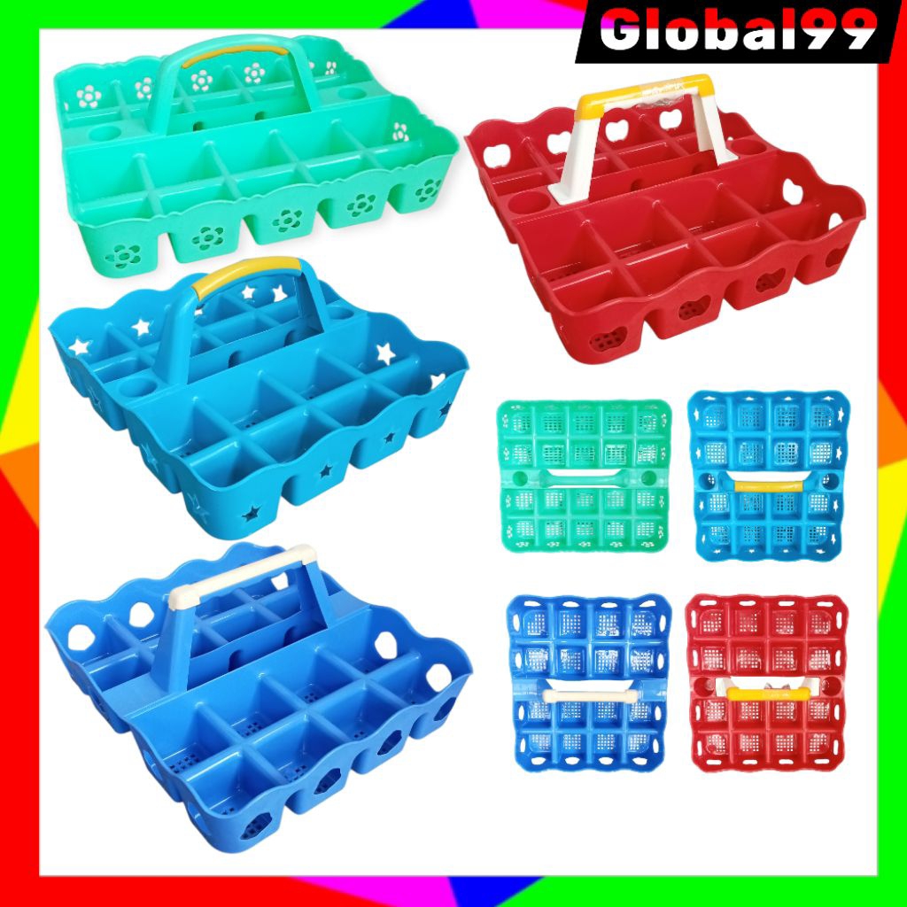 RAK KERANJANG AQUA ISI 20 / KERANJANG AQUA GELAS ISI 20 / TEMPAT AQUA GELAS