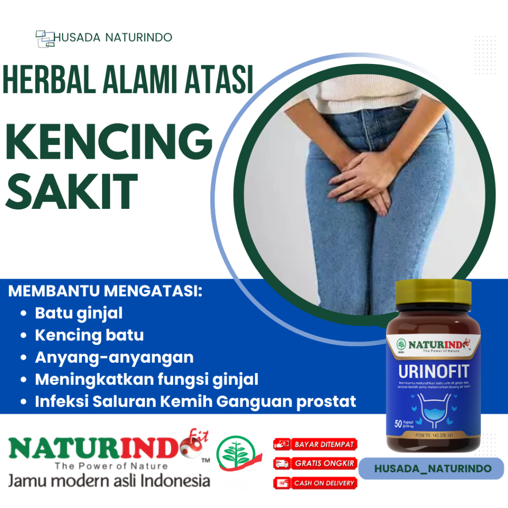 URINOFIT Obat Herbal kencing sakit Anyang Anyangan Batu Ginjal Infeksi Saluran Kemih Kencing Berbusa