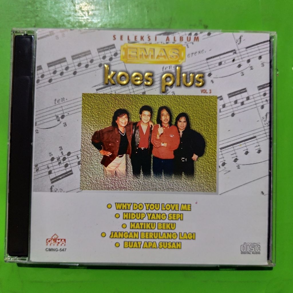 CD Original KOES PLUS Seleksi Album Emas Vol. 3