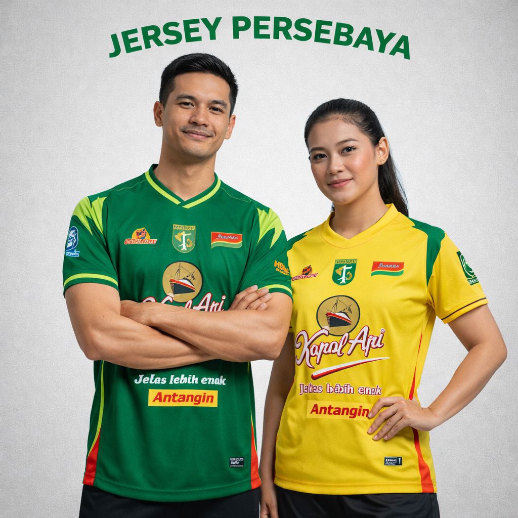 Jersey Persebaya Surabaya Home Premium | Custom Nama Nomor | Jersey Bola Pria Wanita