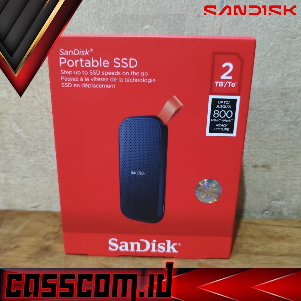 SSD Sandisk E30 2TB - Portable SSD Eksternal USB 3.2