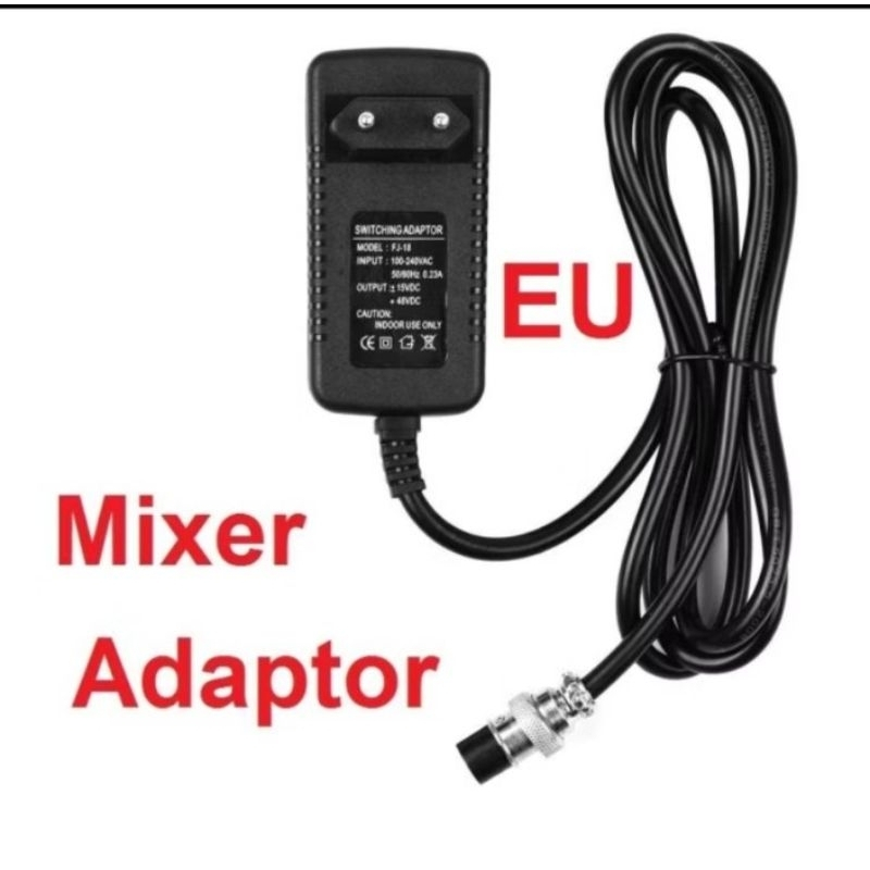 Gadget Power Supply Universal - CAdaptor Mixer Switching Adapter Mixer 4 Pin 4 Lubang Konektor Unive