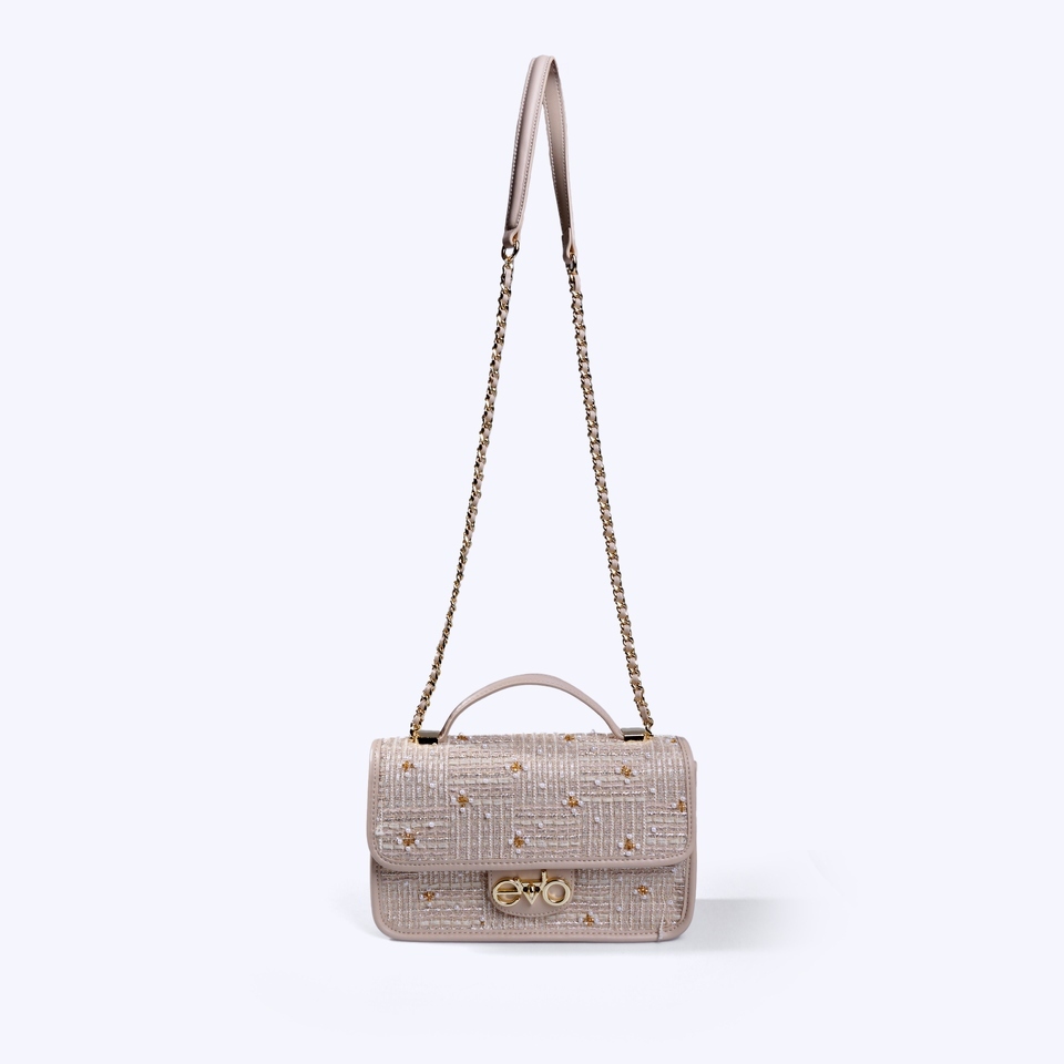 Everbest EVB Fineta Shoulder Bag Wanita Almond & Black