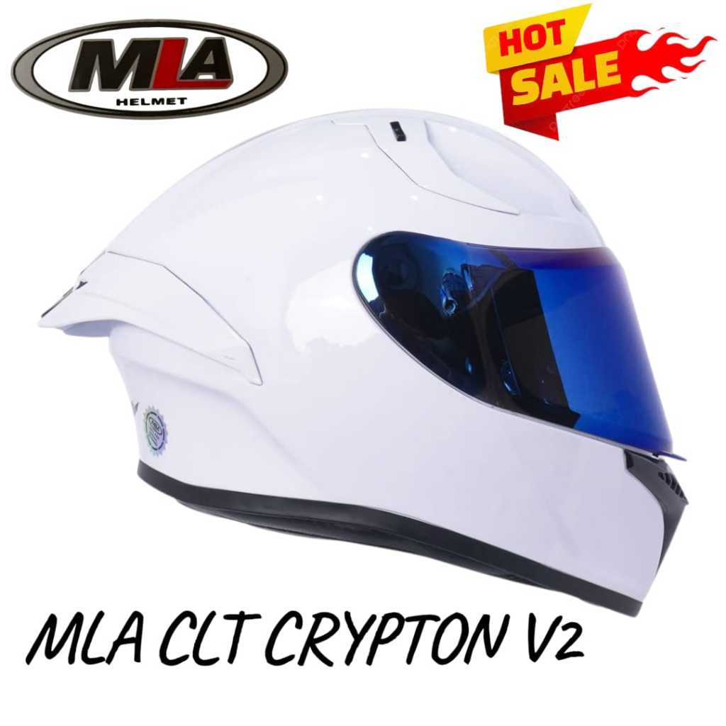 helm mla CRYPTON ORIGINAL FULL FACE WHITE