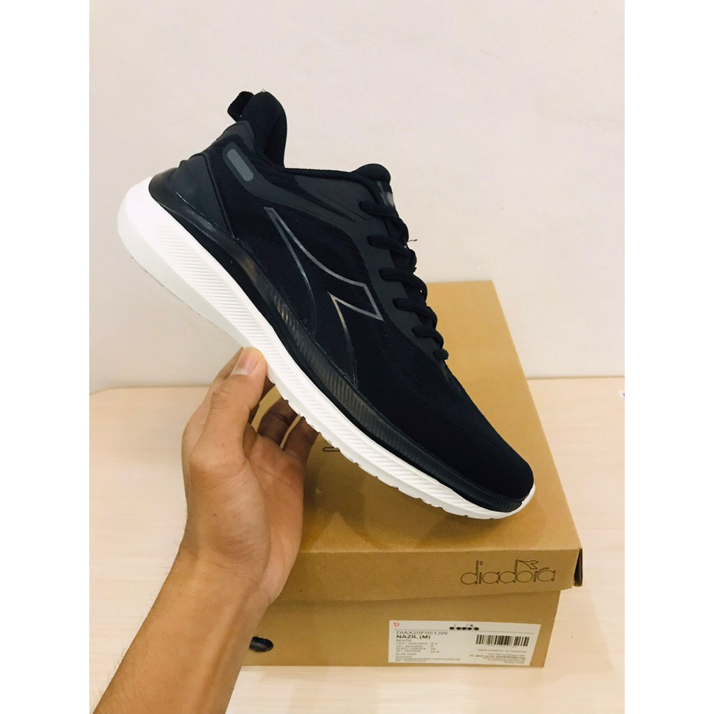 BIG SALE DIADORA NASIK HITAM [DIAX15320403] ORIGINAL SEPATU PRIA/RUNNING/LARI/SNEAKERS