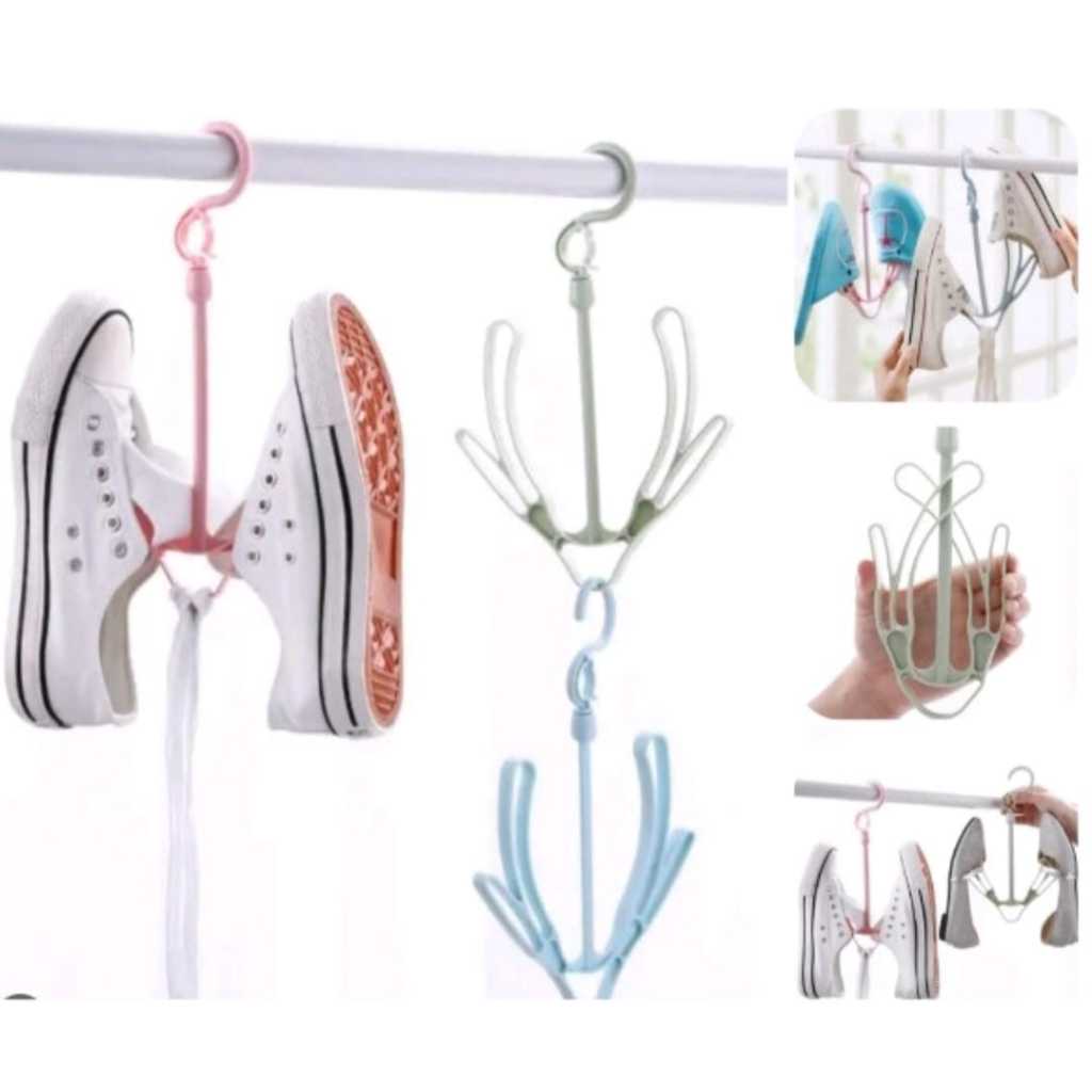 gantungan sepatu sandal gantungan jemuran hanger jemuran