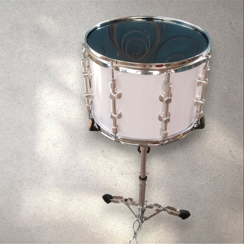 snare standart 13 in snar drumband free stik 1set