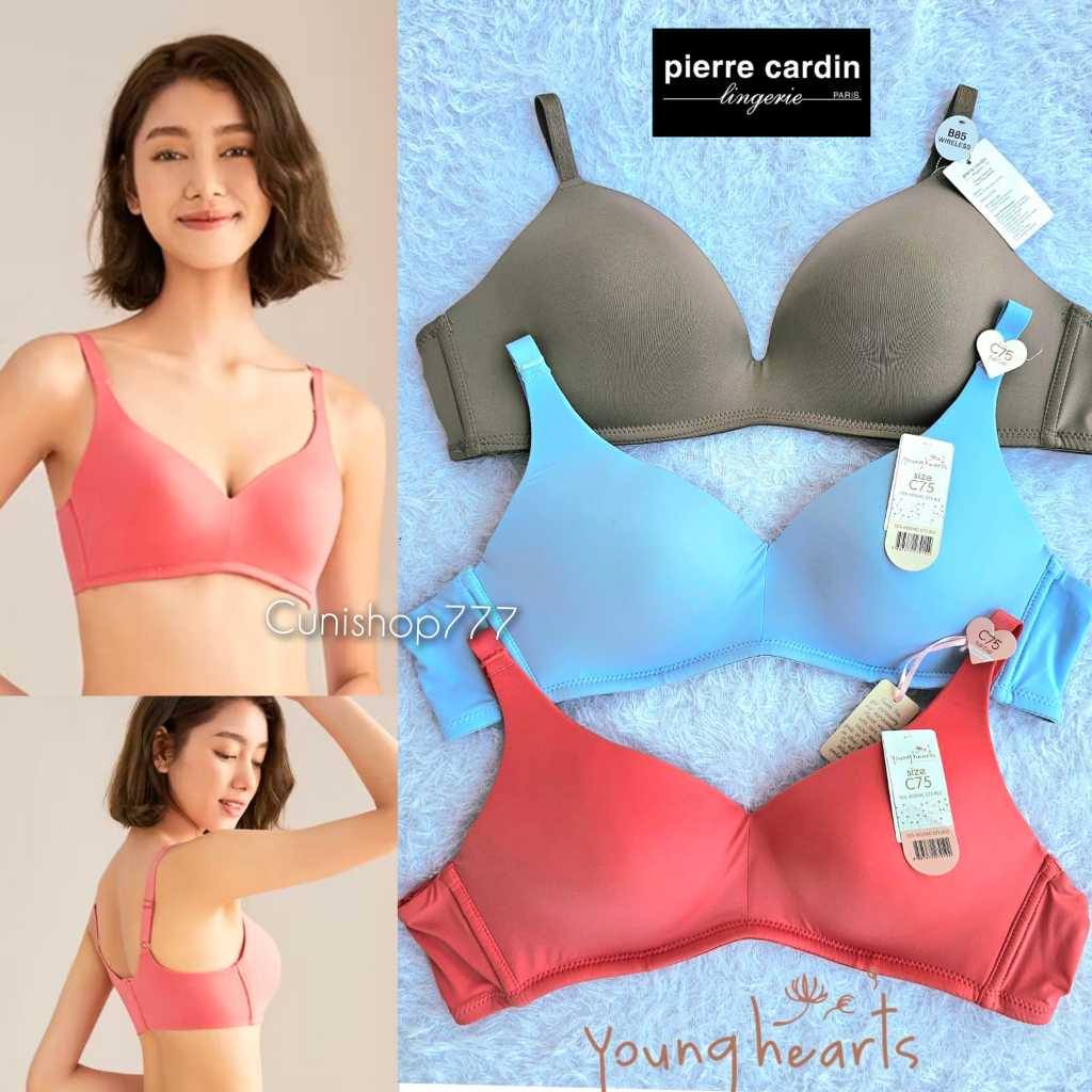 YOUNG HEARTS PIERRE CARDIN BRA PERFECT INCLUSIVE TANPA KAWAT 34C 36C 38B 38C 38D BUSA NORMAL BH WIRE