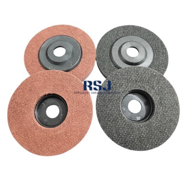non woven disc 4 inch 9P/mata gerinda poles stainless
