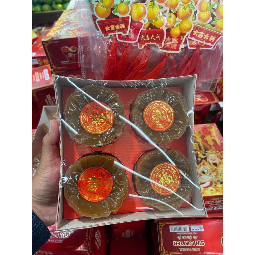 Kue Keranjang Sin Lok Yen Kecil Isi 4 / box