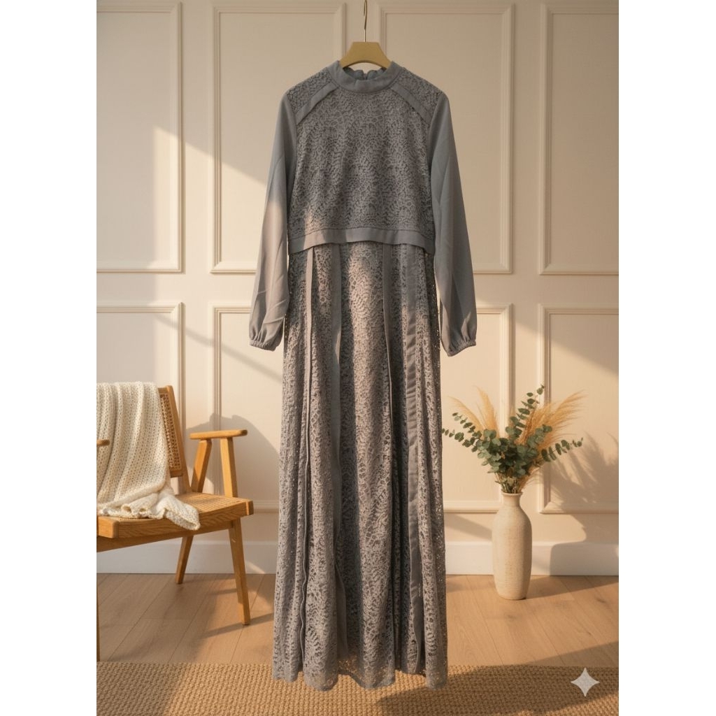 Gamis Brokat merk DIANA FASHION